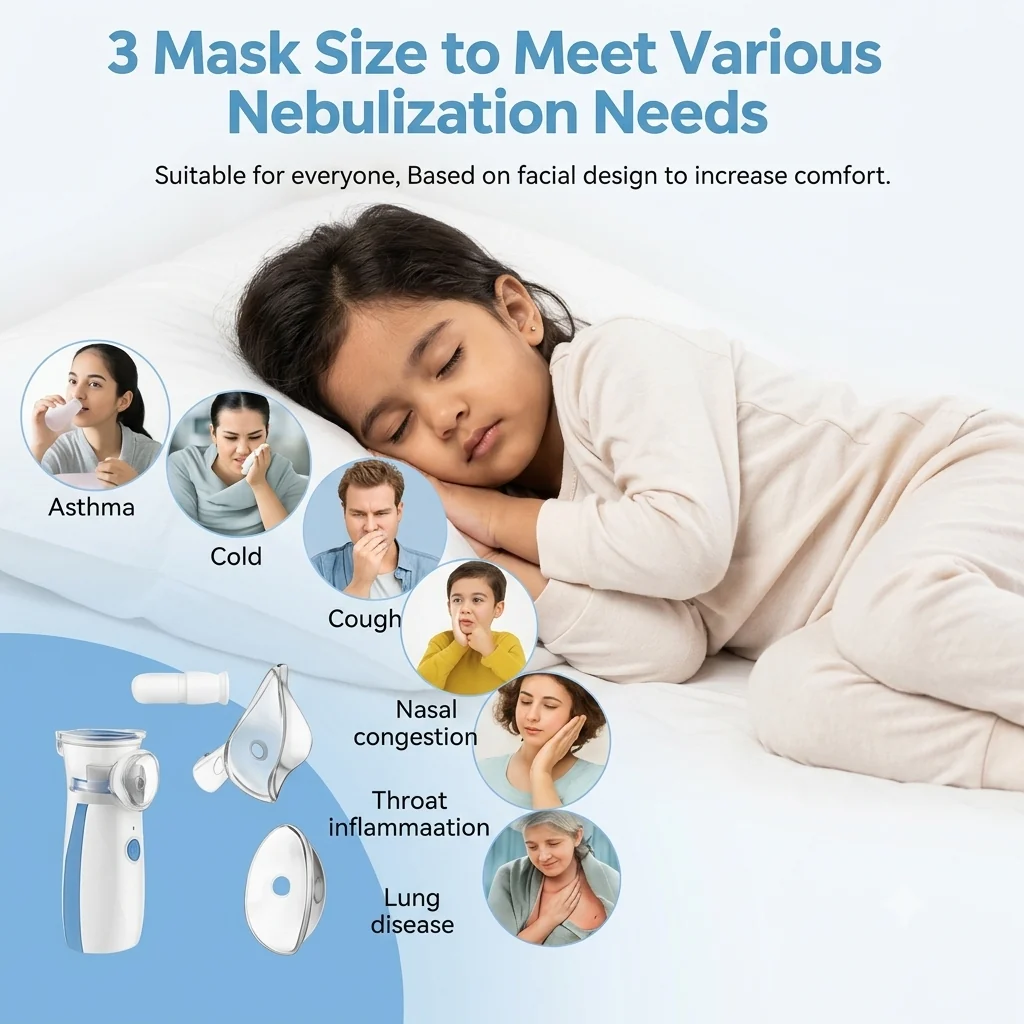 BreatheEase™ Portable Mesh Nebulizer