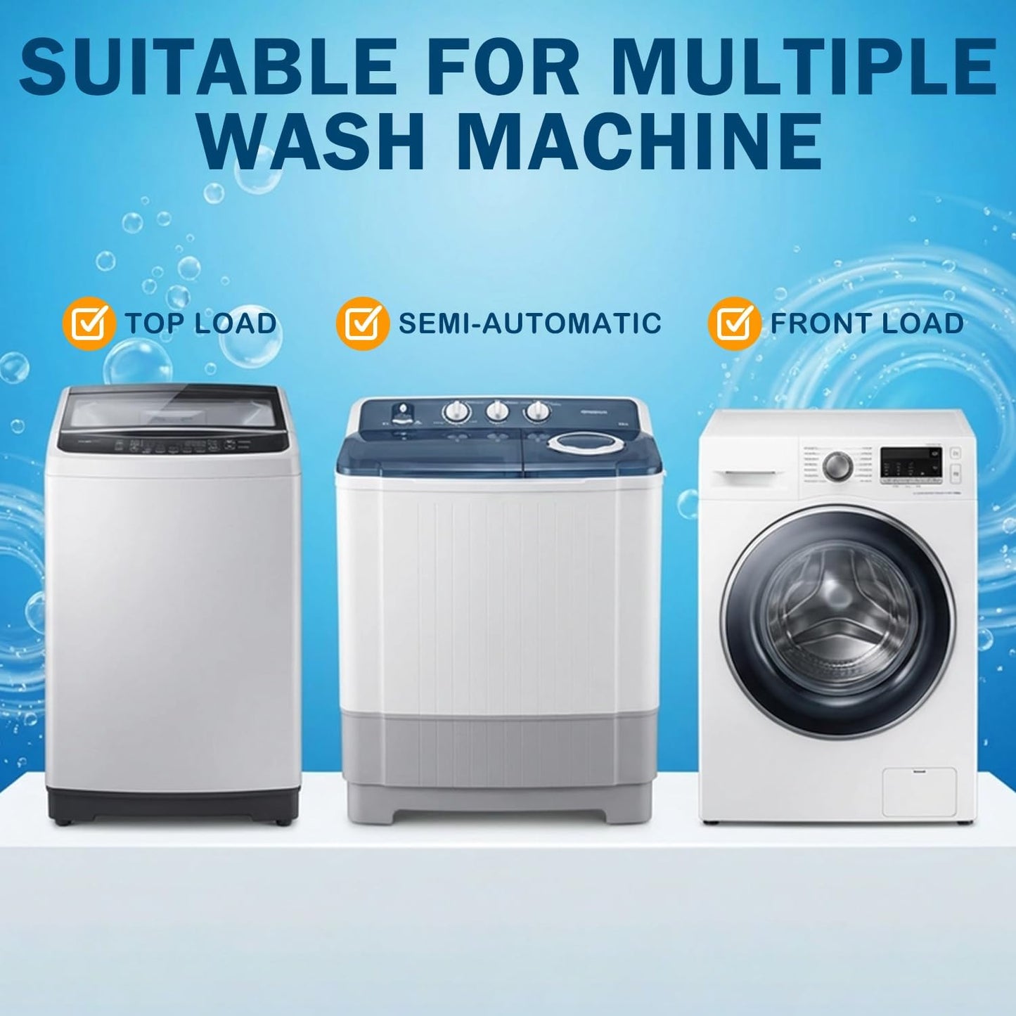 Washing Machine Deep Cleaner Tablets – Eliminates 99% Germs, Removes Odors & Prevents Mold