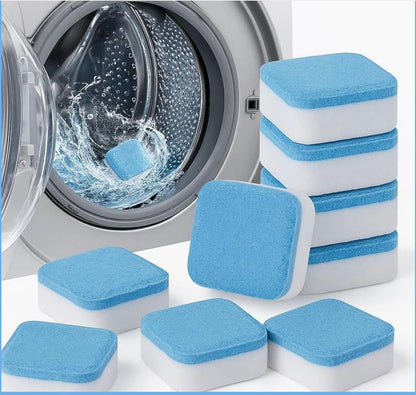 Washing Machine Deep Cleaner Tablets – Eliminates 99% Germs, Removes Odors & Prevents Mold