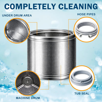 Washing Machine Deep Cleaner Tablets – Eliminates 99% Germs, Removes Odors & Prevents Mold