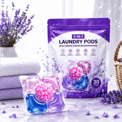 Multi-purpose Strong Decontamination Detergent Cloth Washing pod