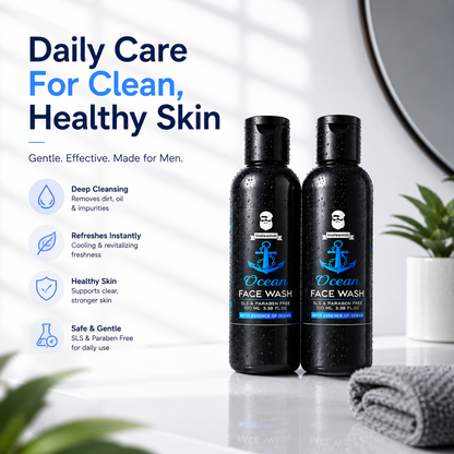 Ocean Face Wash for Men 100 ML (Pack Of 2)