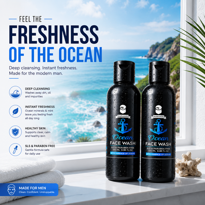 Ocean Face Wash for Men 100 ML (Pack Of 2)