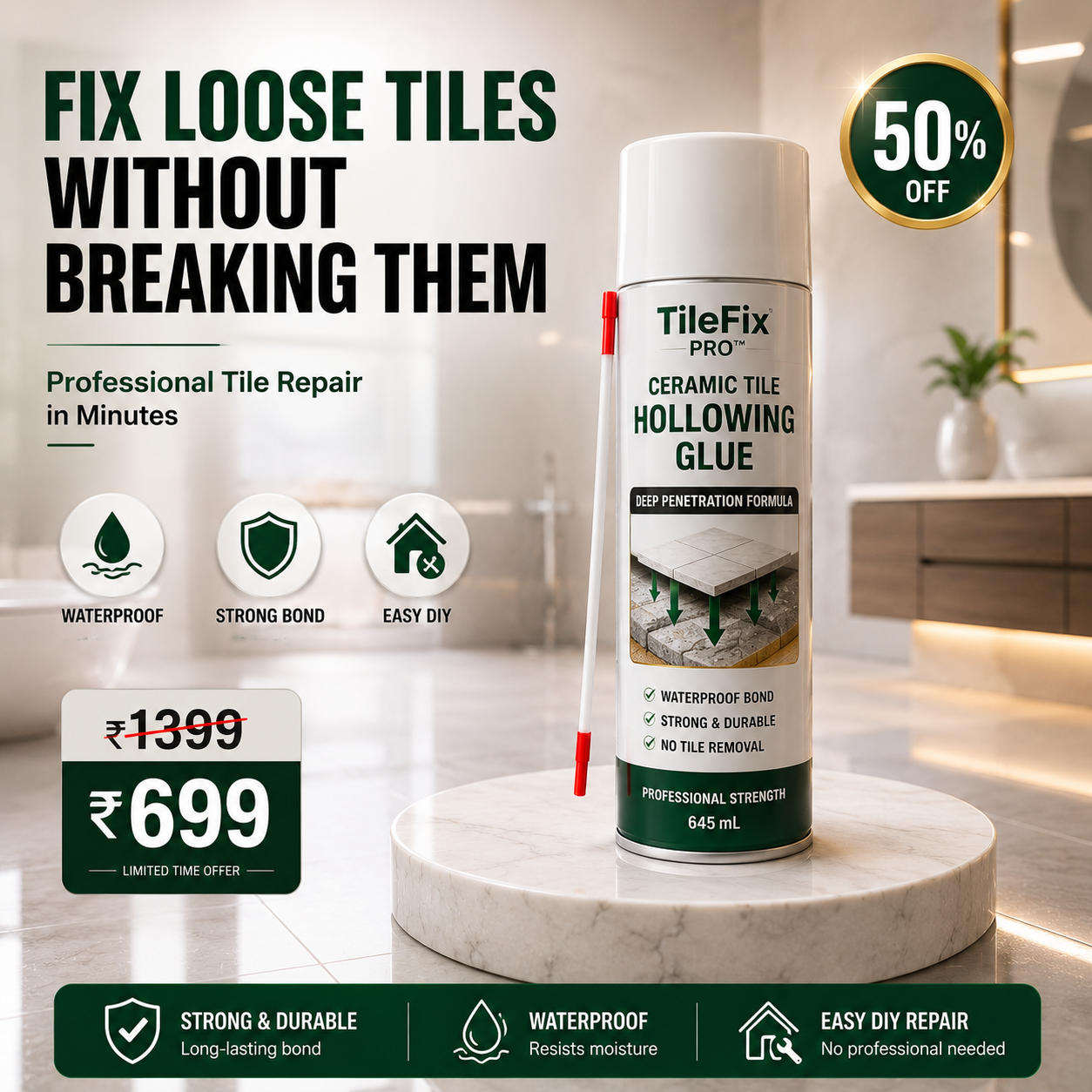 Ceramic Tile Hollowing Glue