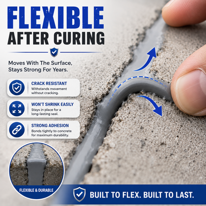 Heavy-Duty Concrete Crack Repair Adhesive Pack of 2
