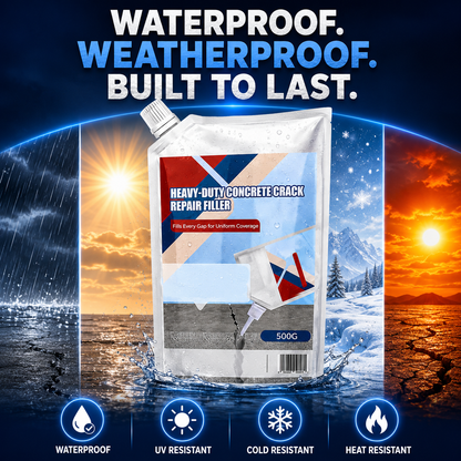 Heavy-Duty Concrete Crack Repair Adhesive Pack of 2