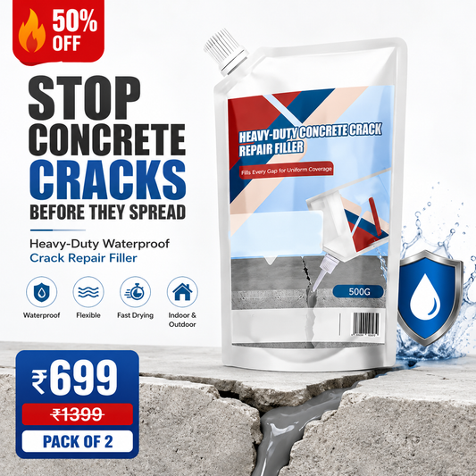Heavy-Duty Concrete Crack Repair Adhesive Pack of 2