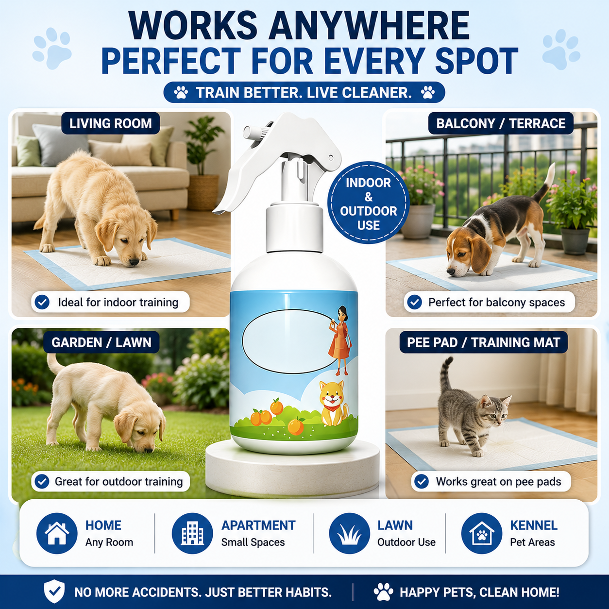 Potty Training Aid Spray For Dogs and Cats