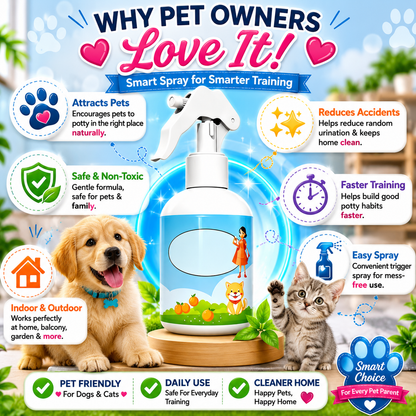 Potty Training Aid Spray For Dogs and Cats