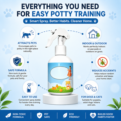 Potty Training Aid Spray For Dogs and Cats