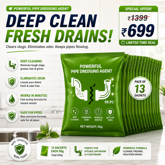 Powerful Pipe Dredging Agent Pack of 13 | 50gm each