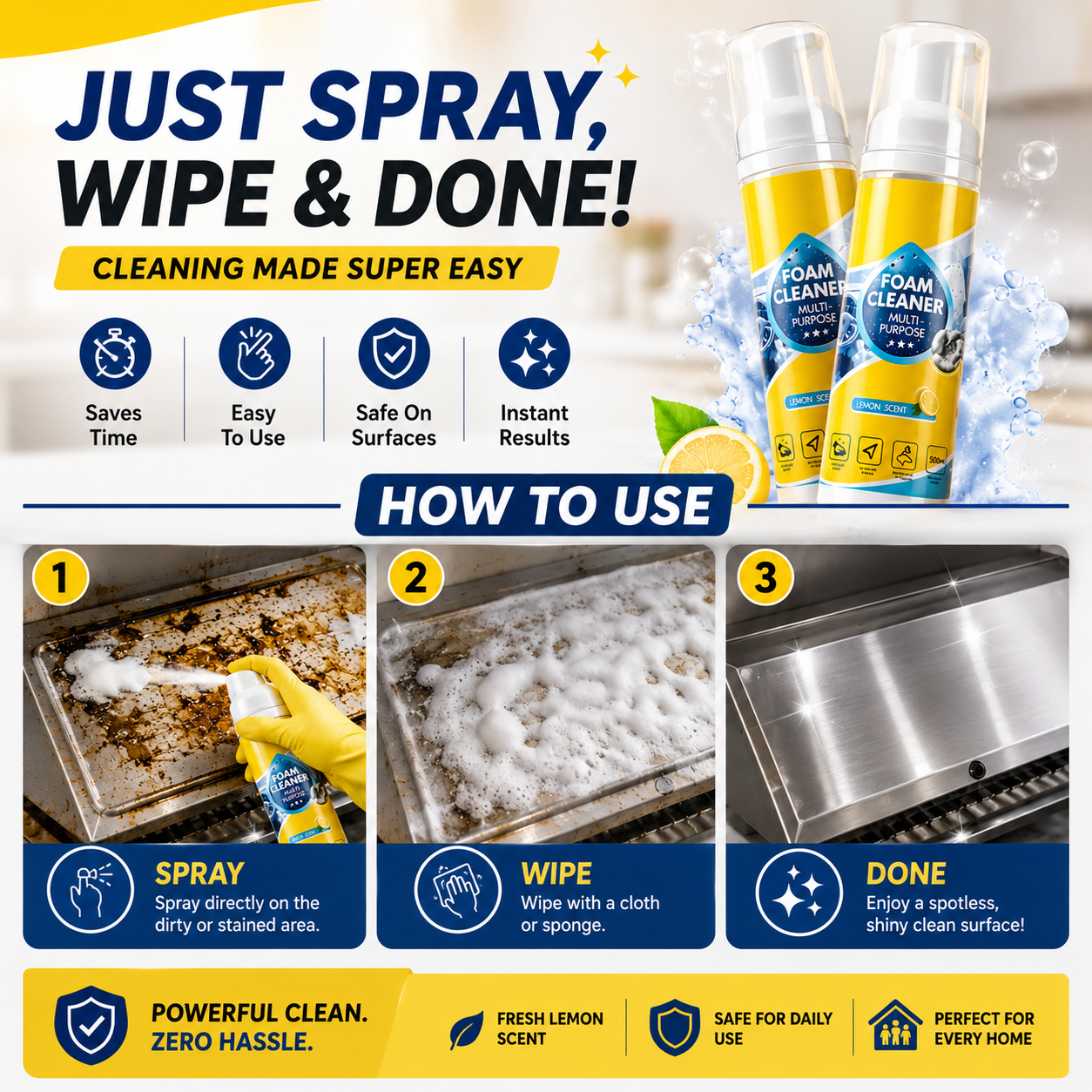 All in One Multi-Purpose Stain Remover - Buy 1 Get 1 Free