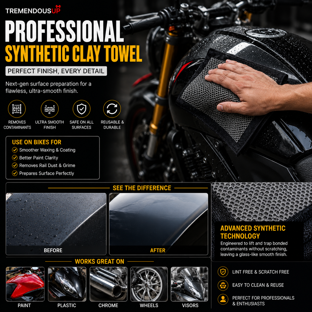 Professional Synthetic Clay Towel