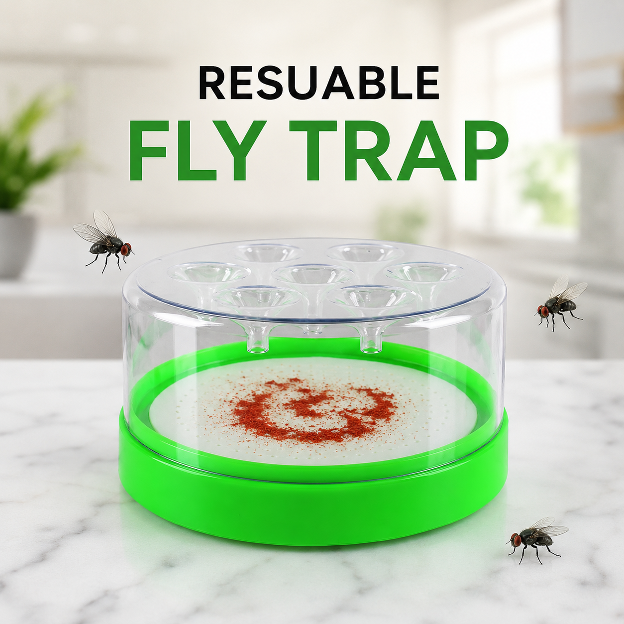 Reusable Non-Electric Fly Trap