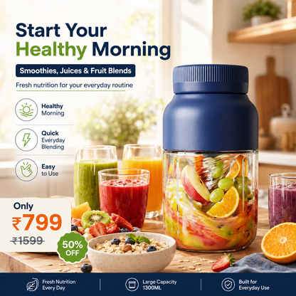 Large Capacity Electric Juicer & Blender
