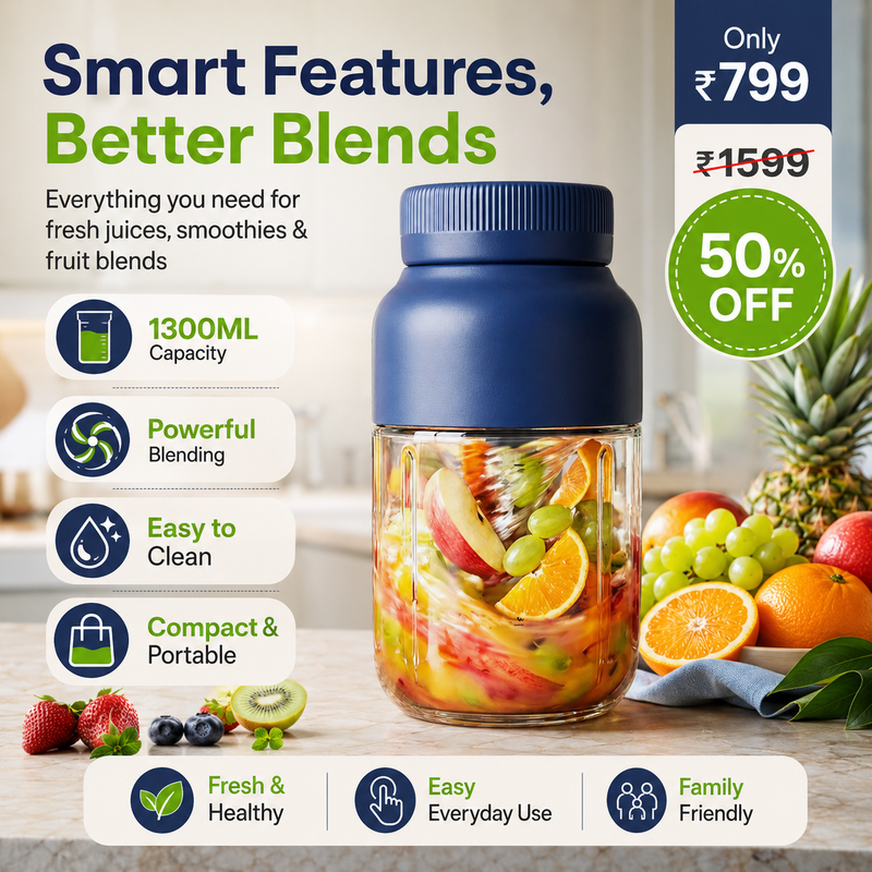 Large Capacity Electric Juicer & Blender