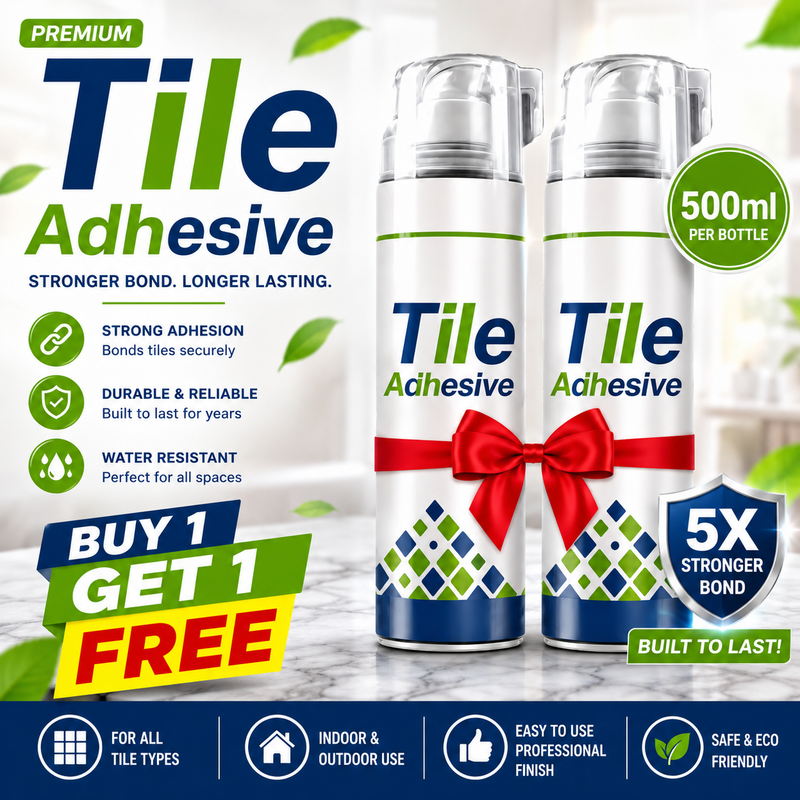 Versatile Powerful Tile Adhesive - Buy 1 Get 1 Free