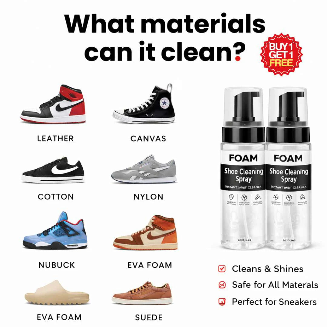 Water Free Foam Shoe Cleaner
