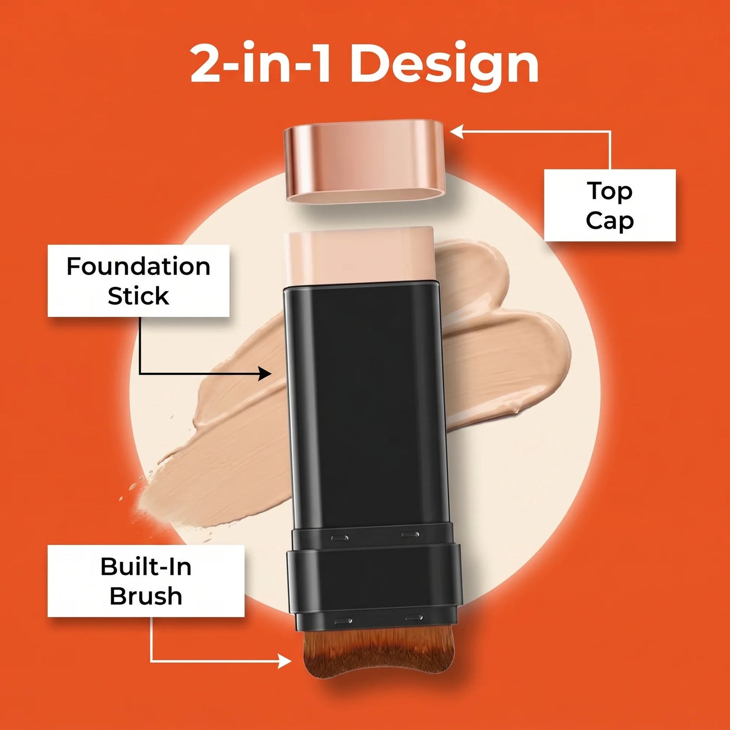 2-in-1 Korean Magic Foundation Stick
