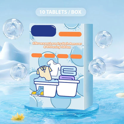 🔥Effervescent Laundry Stain Remover & Whitening 100 Tablets
