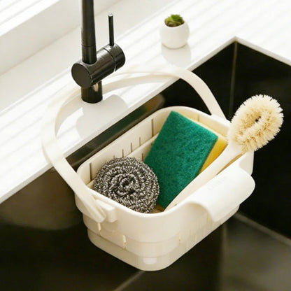 Collapsible Sink Strainer Basket & Sponge Holder Pack of 1