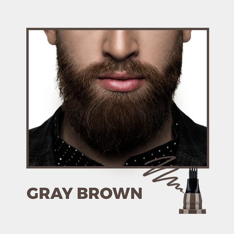 4-Prong Multi-Used Beard Eyebrow & Harline Pen Buy 1 Get 1 Free