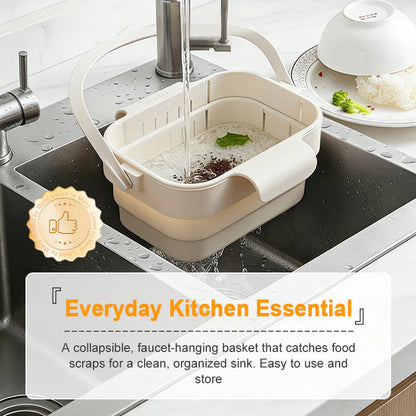 Collapsible Sink Strainer Basket & Sponge Holder Pack of 1