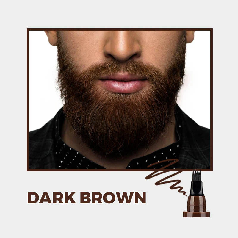 4-Prong Multi-Used Beard Eyebrow & Harline Pen Buy 1 Get 1 Free