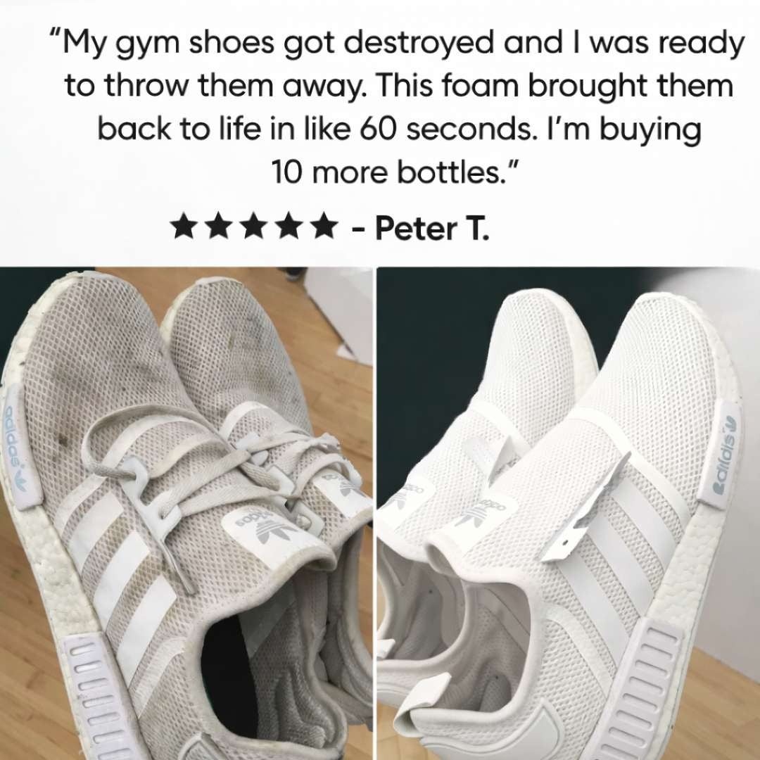 Water Free Foam Shoe Cleaner