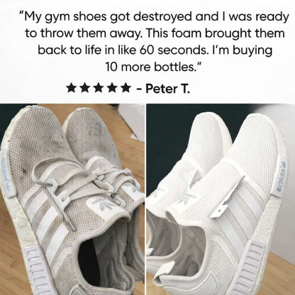 Water Free Foam Shoe Cleaner