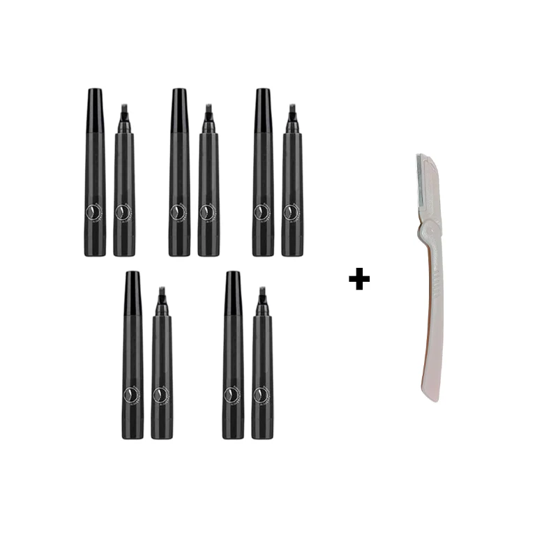 4-Prong Multi-Used Beard Eyebrow & Harline Pen Buy 1 Get 1 Free