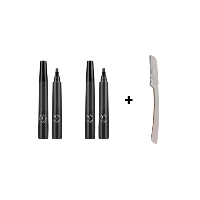 4-Prong Multi-Used Beard Eyebrow & Harline Pen Buy 1 Get 1 Free