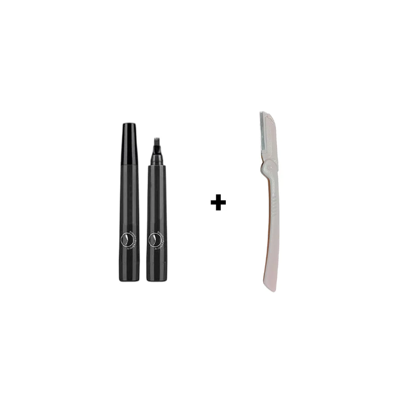 4-Prong Multi-Used Beard Eyebrow & Harline Pen Buy 1 Get 1 Free