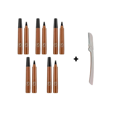 4-Prong Multi-Used Beard Eyebrow & Harline Pen Buy 1 Get 1 Free
