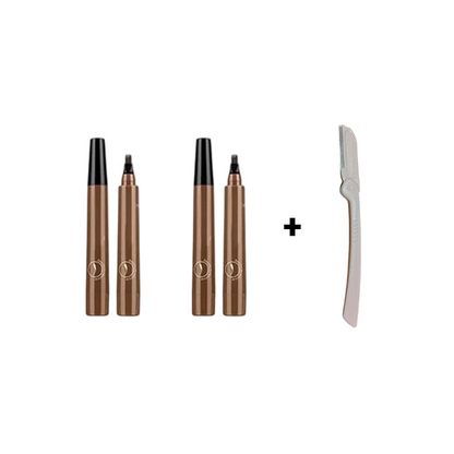 4-Prong Multi-Used Beard Eyebrow & Harline Pen Buy 1 Get 1 Free