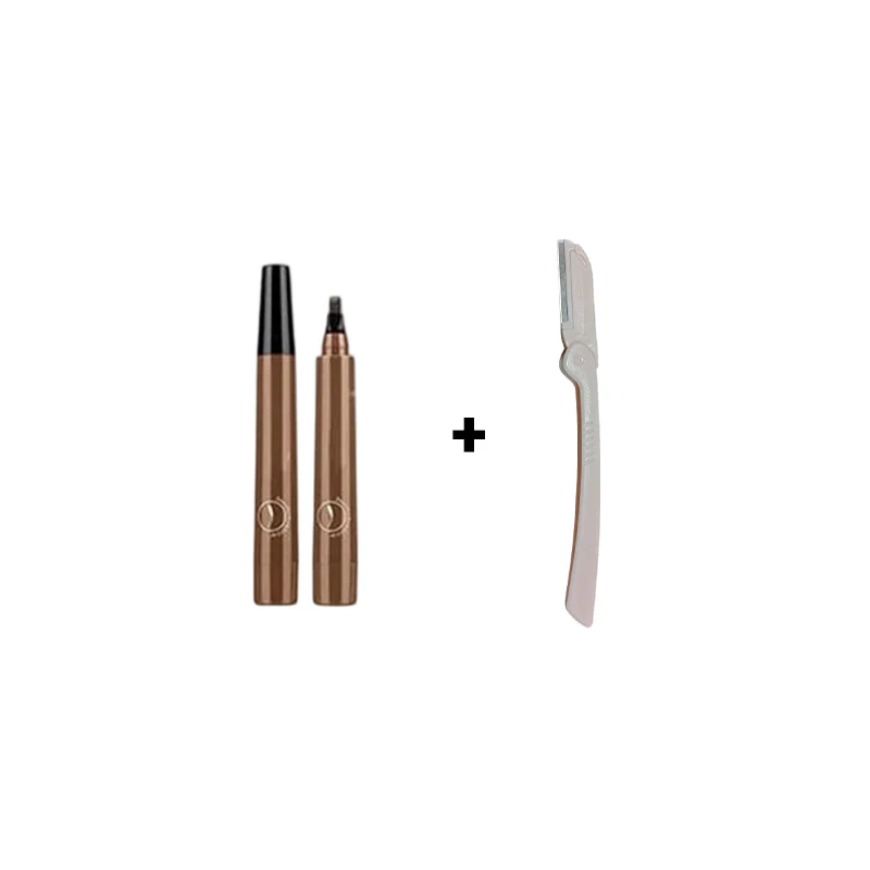 4-Prong Multi-Used Beard Eyebrow & Harline Pen Buy 1 Get 1 Free