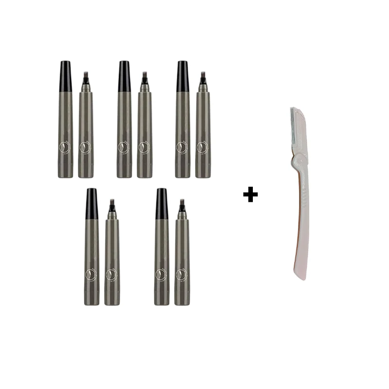 4-Prong Multi-Used Beard Eyebrow & Harline Pen Buy 1 Get 1 Free