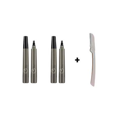 4-Prong Multi-Used Beard Eyebrow & Harline Pen Buy 1 Get 1 Free