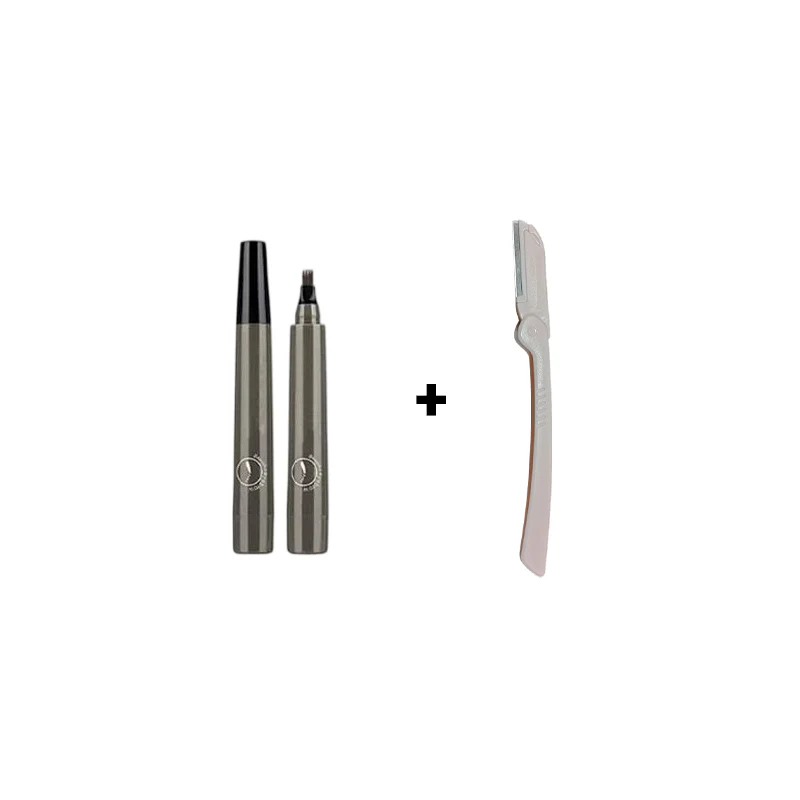4-Prong Multi-Used Beard Eyebrow & Harline Pen Buy 1 Get 1 Free