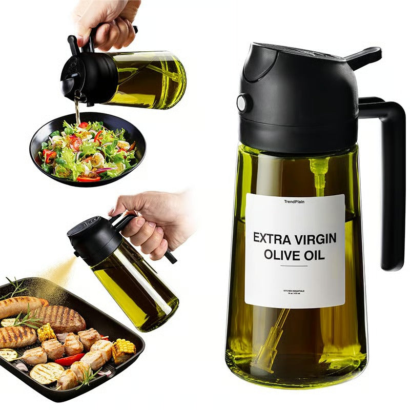 2-in-1 Oil Spray Bottle & Dispenser