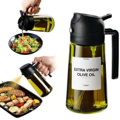 2-in-1 Oil Spray Bottle & Dispenser