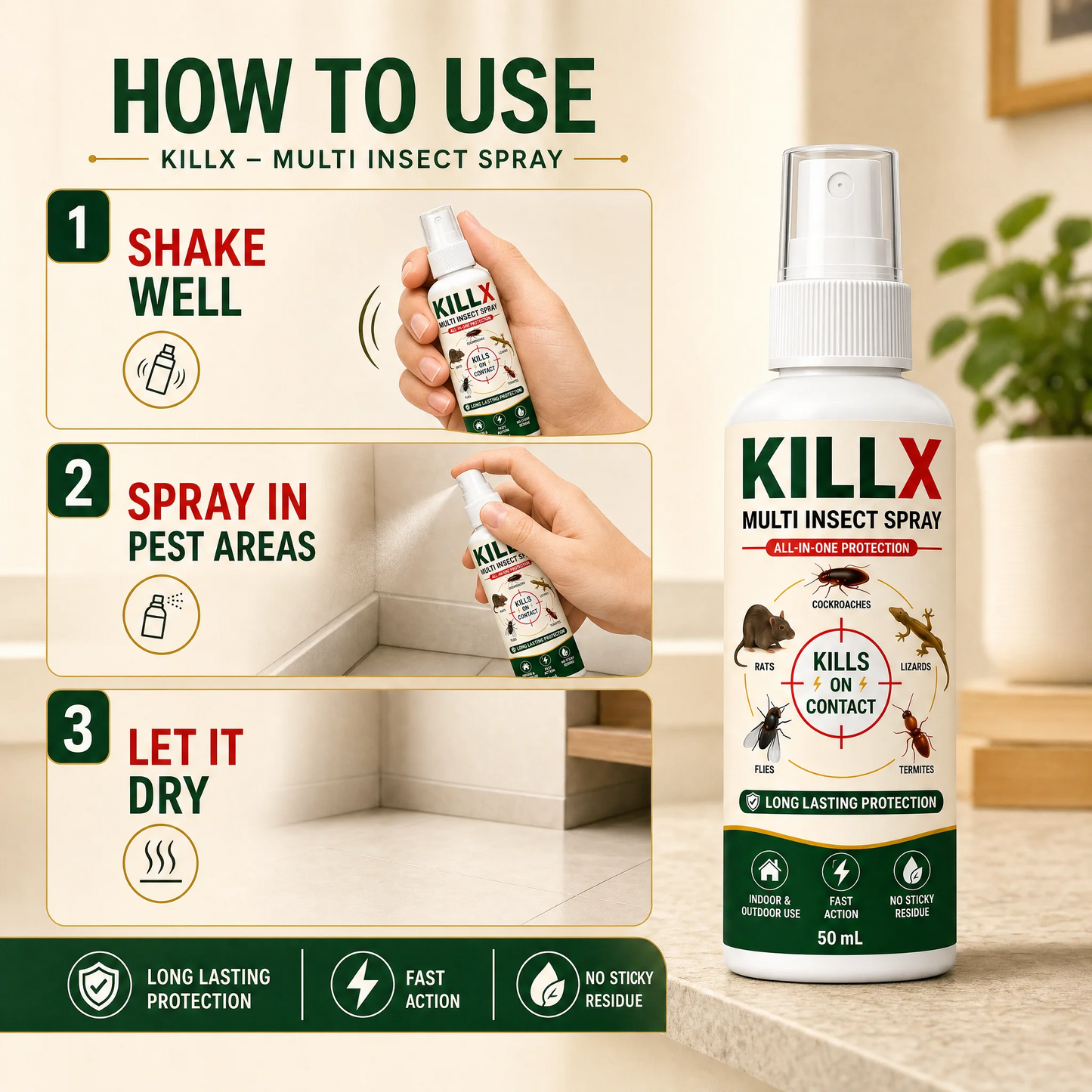 KILLX Multi Insect Spray