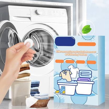 🔥Effervescent Laundry Stain Remover & Whitening 100 Tablets
