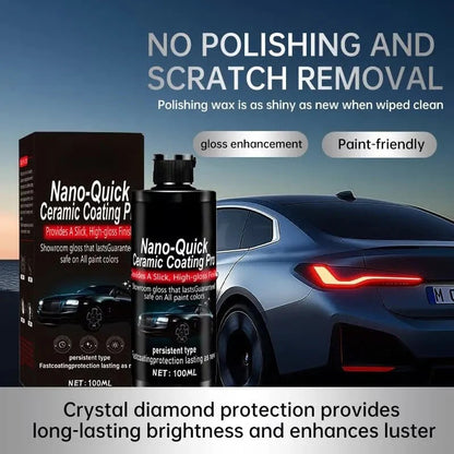Ceramic Coating Pro for automobiles Instant Shine & Waterless Protection