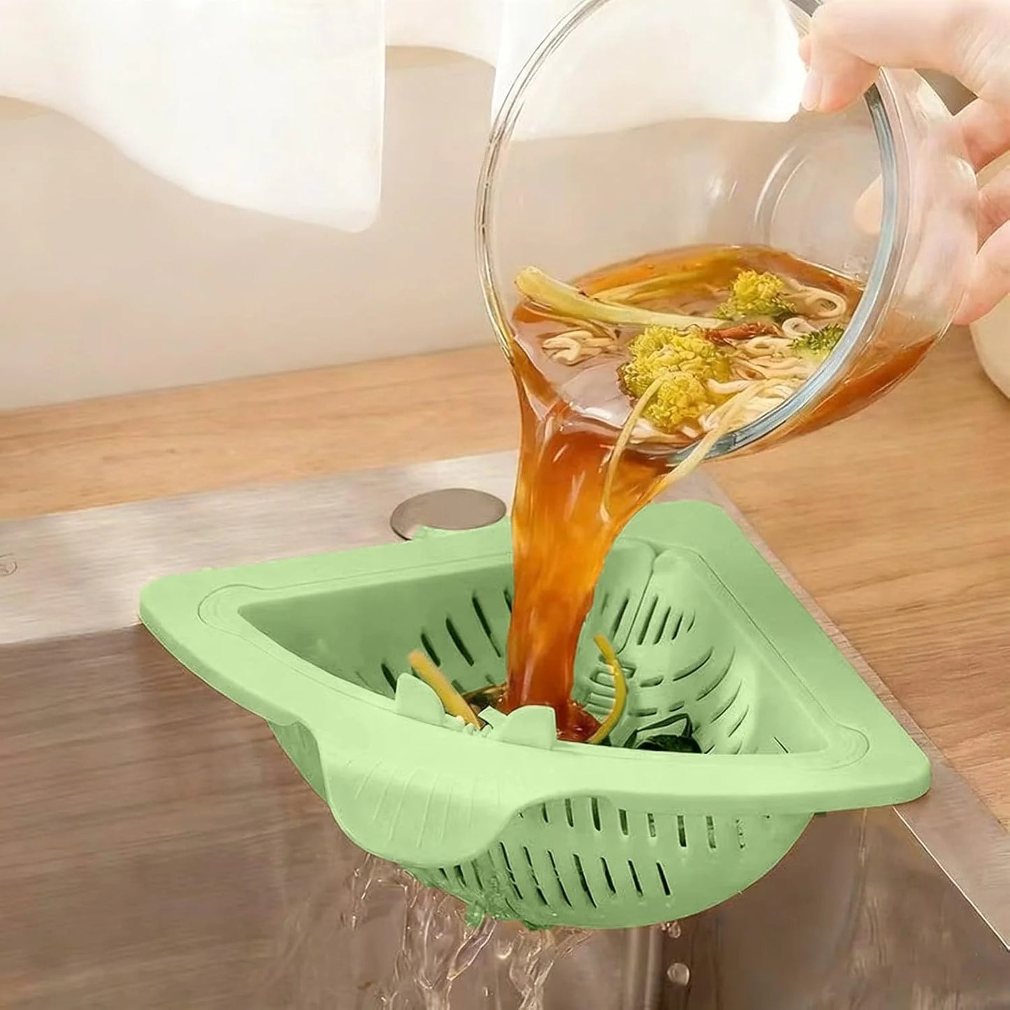 Triangle Sink Strainer & Food Waste Filter Pack of 3