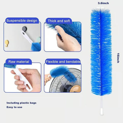 1/3/6 Counts Fan cleaning brush, dust removal brush, cleaning brush, bendable microfiber head, reusable dust collector, washable, suitable for ceiling fan blades