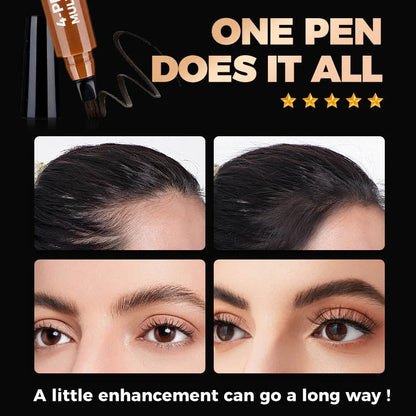 4-Prong Multi-Used Beard Eyebrow & Harline Pen Buy 1 Get 1 Free