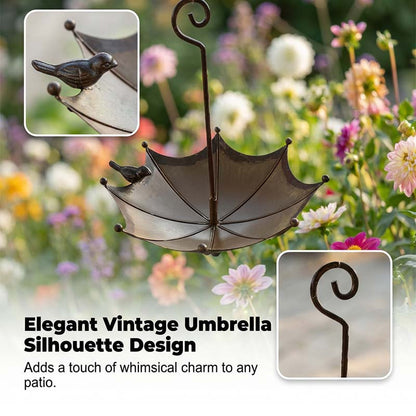 Hanging Umbrella Bird Feeder & Bath Pack of 2