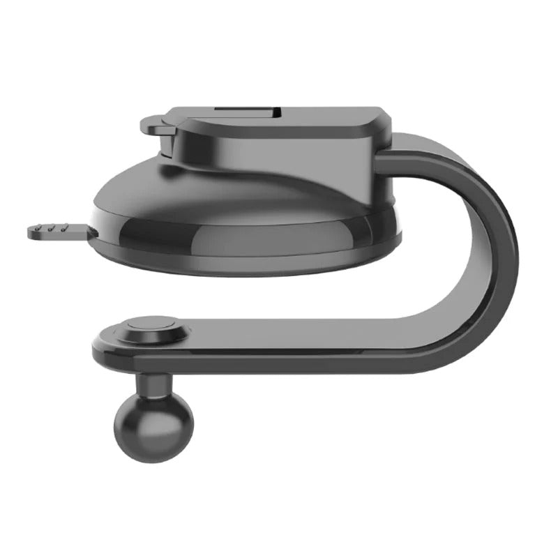 Bendable car phone holder – 360° rotation, one-hand use, strong suction