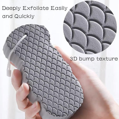 Magic Exfoliating Bath Sponge Skin Friendly and Resuable for Adults and Kids - Pack of 3